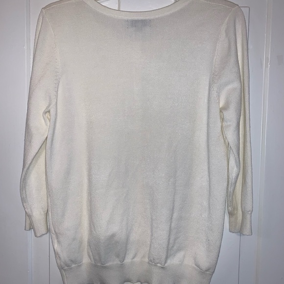 Joseph Allen Cream Button Front Cardigan-NWOT - Picture 14 of 16